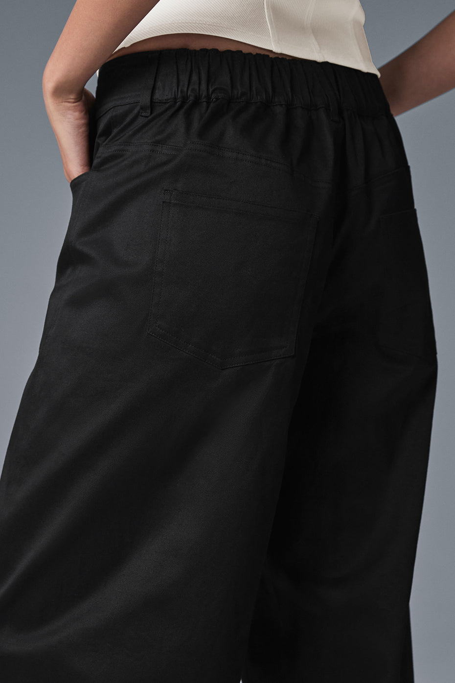 Wanderlust Wide Leg Trouser - Black — photo 4