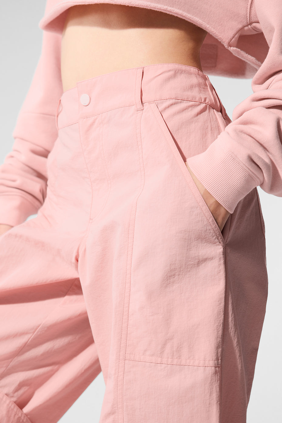 High-Waist Voyager Trouser - Pink Quartz — photo 4
