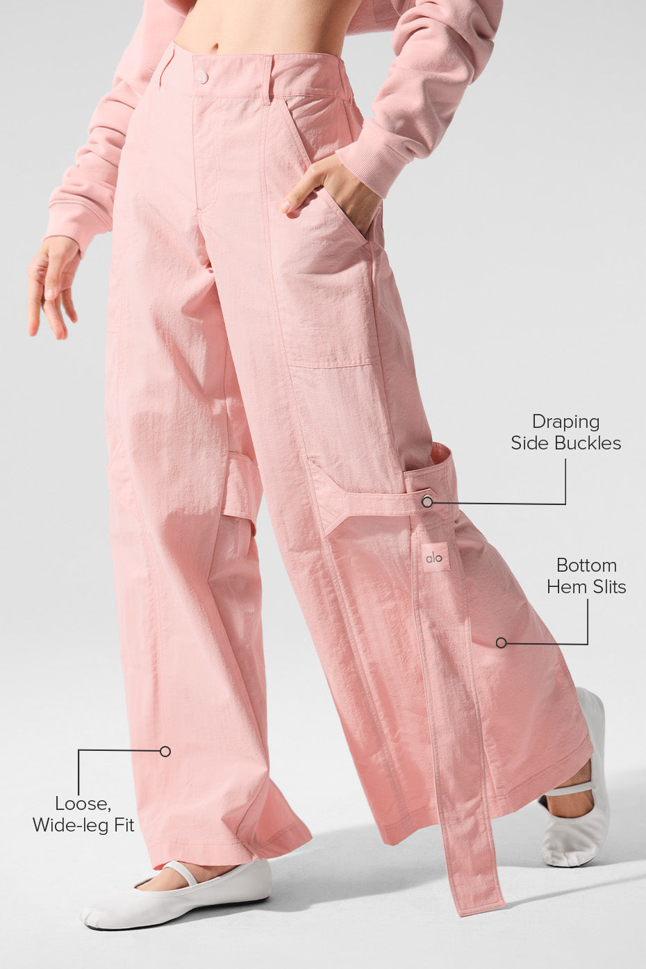 High-Waist Voyager Trouser - Pink Quartz — photo 2