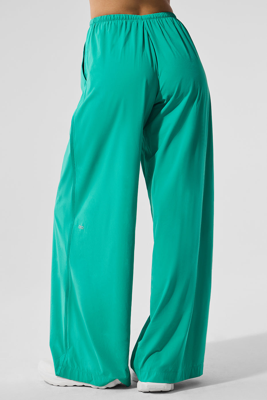 Breezy Wide Leg Pant (Long) - Spruce Green — photo 3