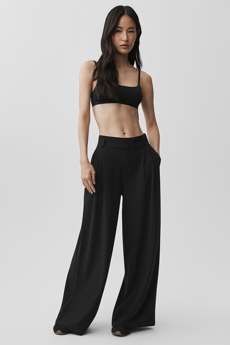 High-Waist Dreamscape Trouser (Regular) - Black — photo 6