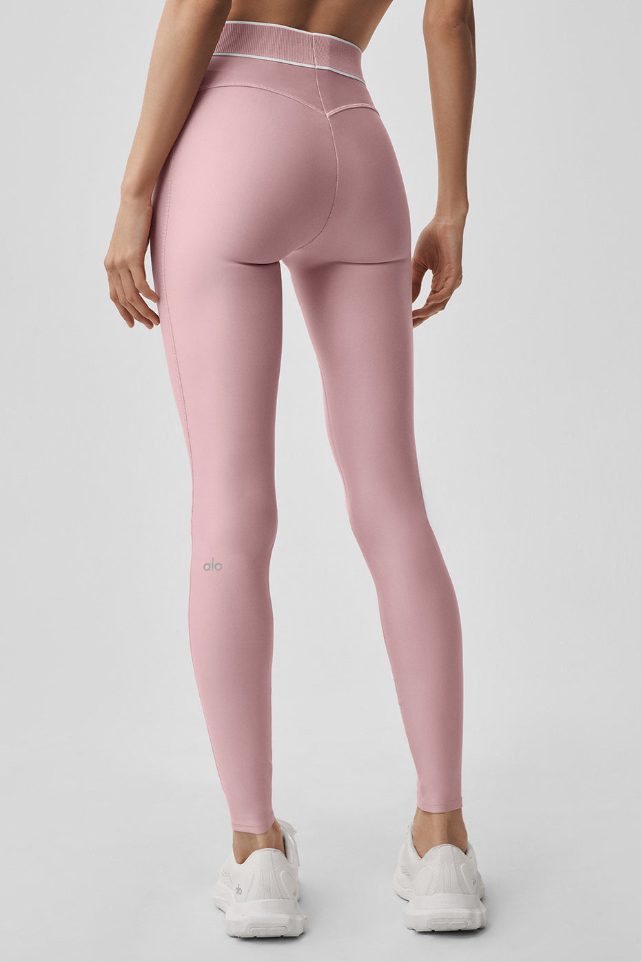 Airlift High-Waist Alignment Legging - Vintage Pink/White — photo 2