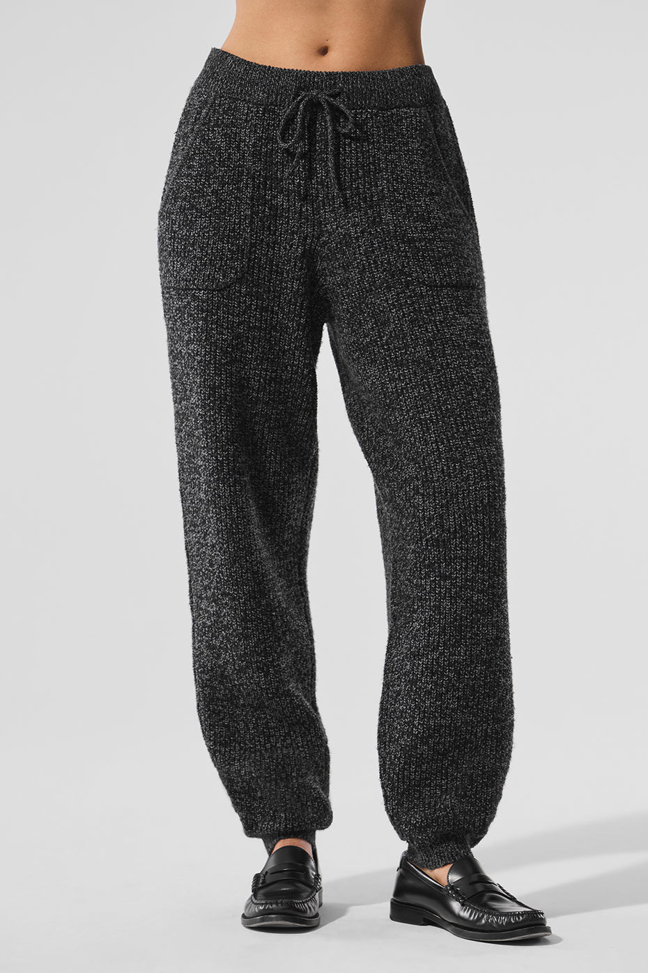 Marl Sweater Pant - Black Marl — photo 1