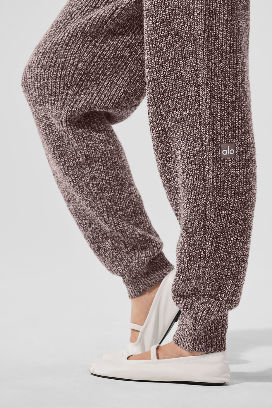 Marl Sweater Pant - Mushroom Marl — photo 4