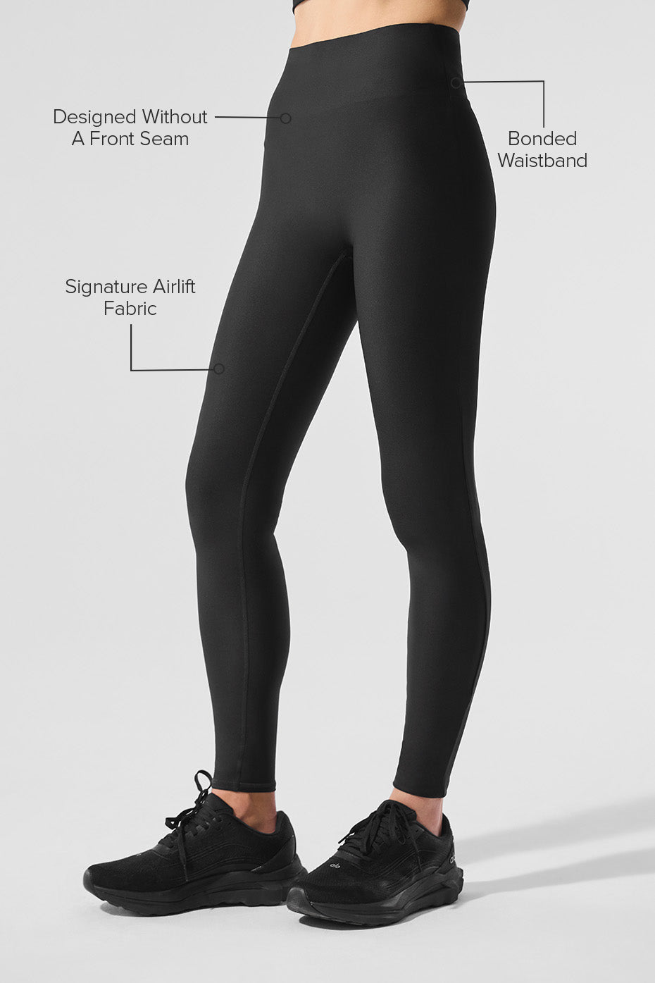 Airlift High-Waist Sleek Legging - Black — photo 2