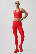 Airlift High-Waist Sleek Legging - Bright Red — photo 1
