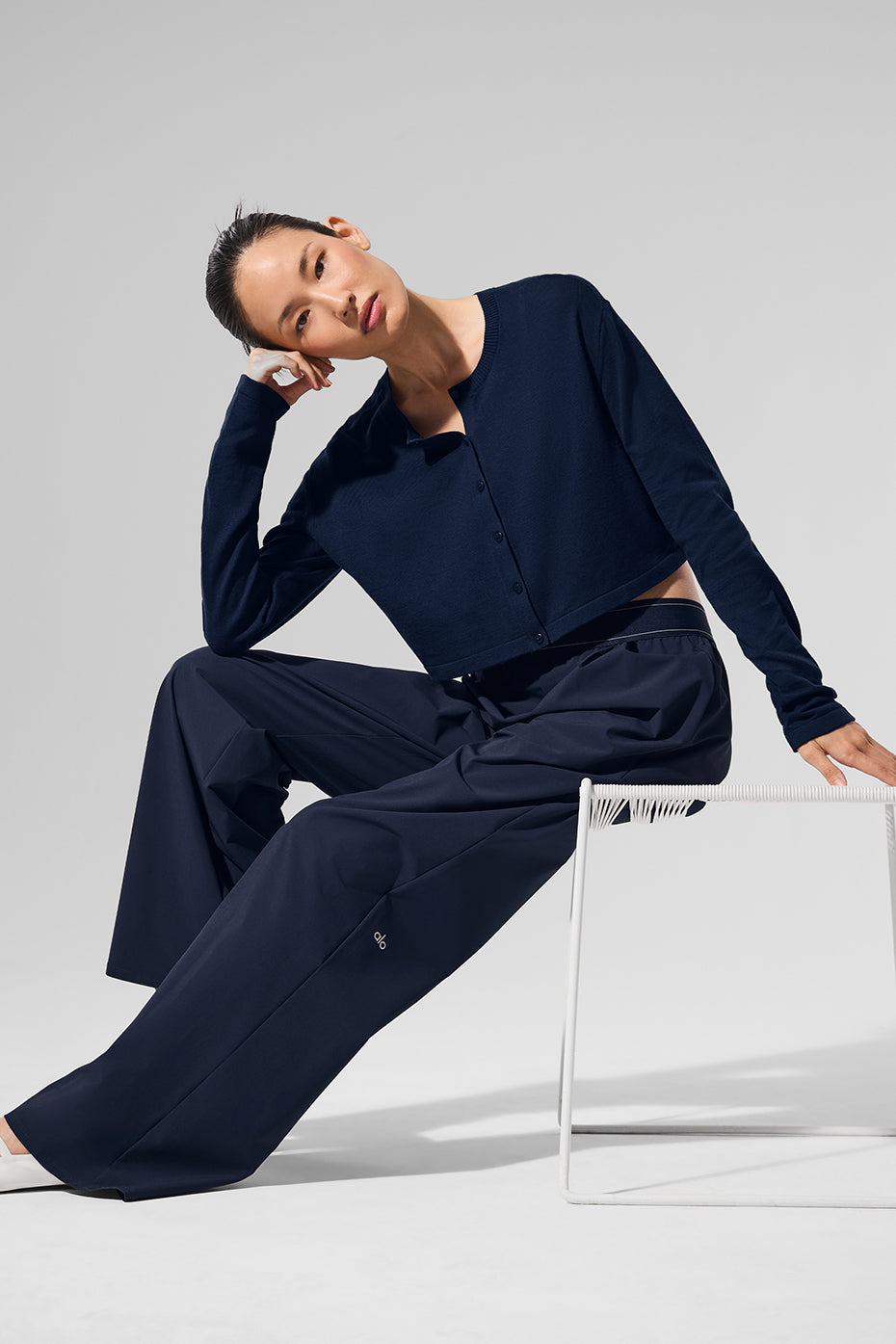Suit Up Trouser (Long) - Navy — photo 6