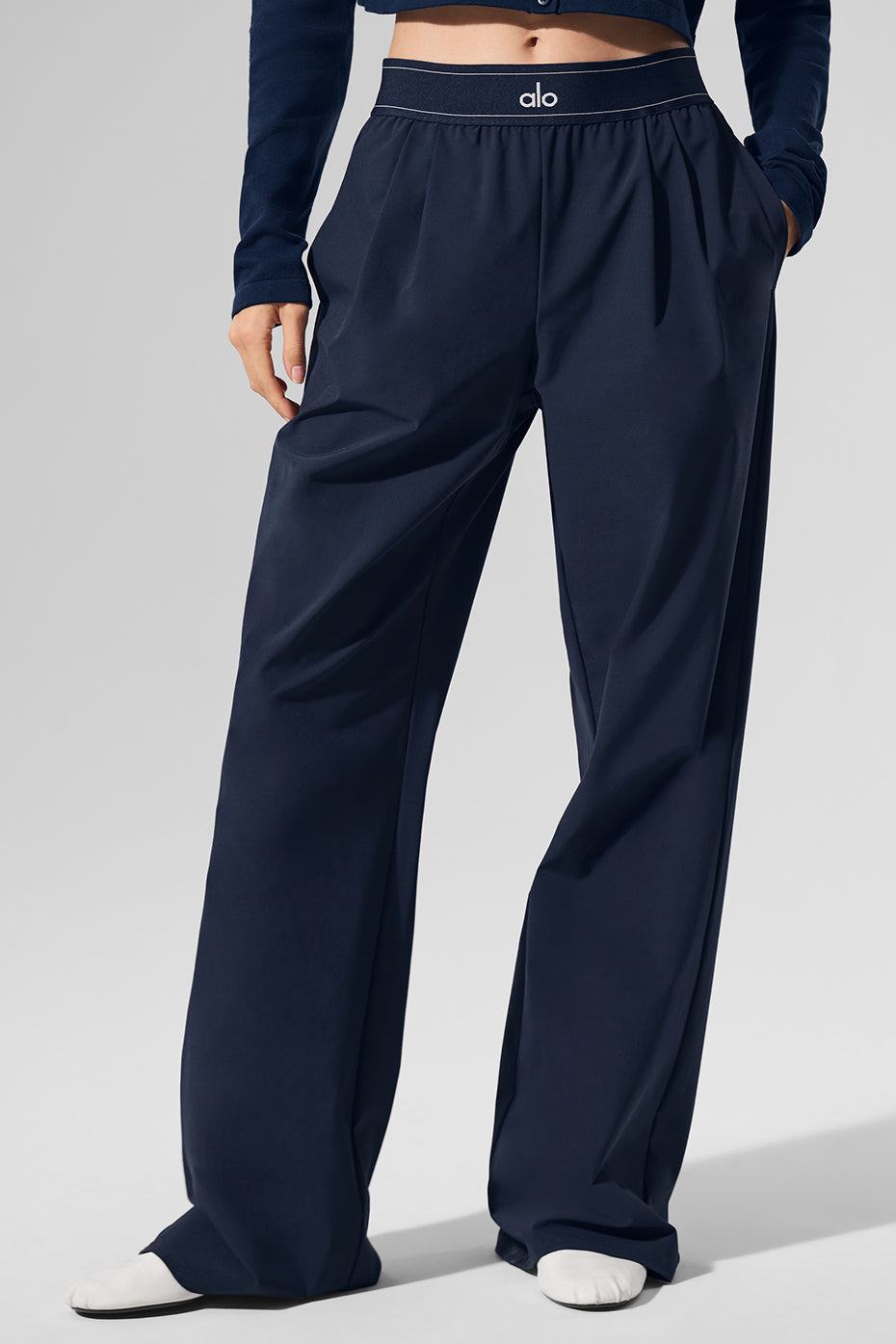 Suit Up Trouser (Long) - Navy — photo 3