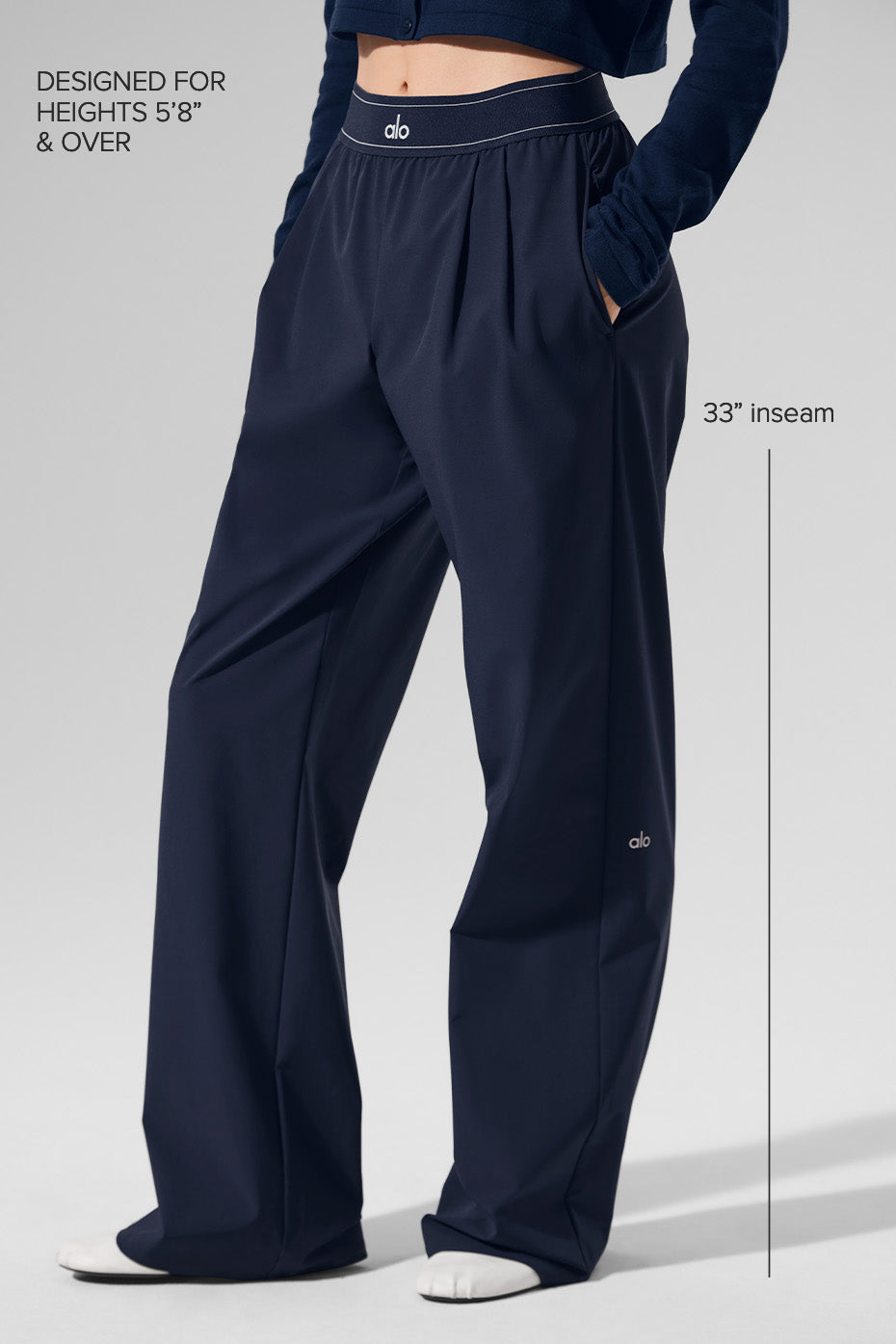 Suit Up Trouser (Long) - Navy — photo 2