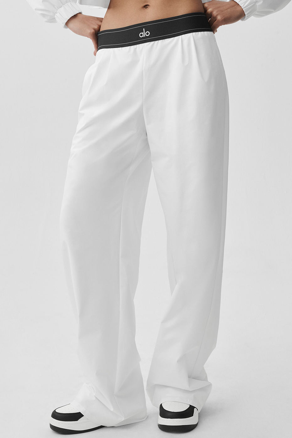 Suit Up Trouser (Long) - White/Black — photo 1