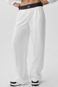 Suit Up Trouser (Long) - White/Black — photo 1