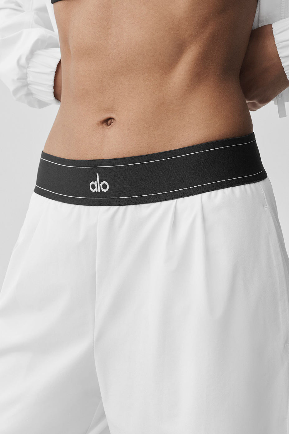 Suit Up Trouser (Long) - White/Black — photo 3