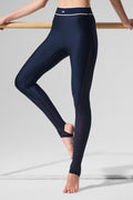 Airlift Mesh High-Waist Darling Stirrup Legging - Navy — photo 2