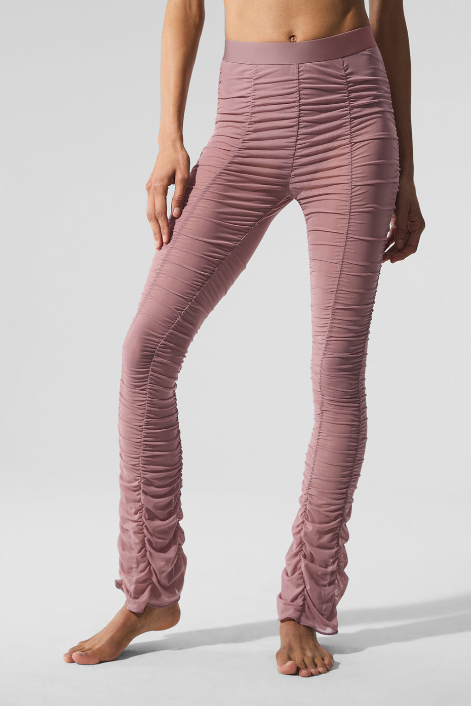 Airlift Mesh High-Waist Cherish Legging - Smoky Quartz — photo 1