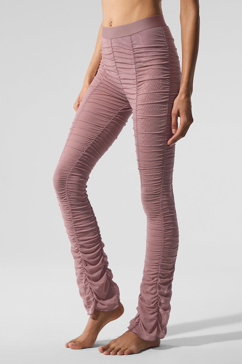 Airlift Mesh High-Waist Cherish Legging - Smoky Quartz — photo 3