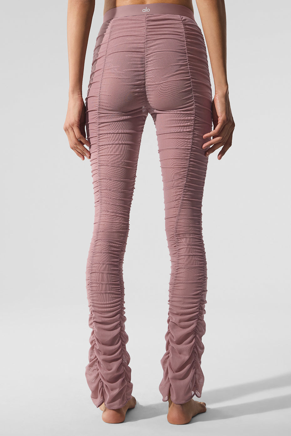Airlift Mesh High-Waist Cherish Legging - Smoky Quartz — photo 4