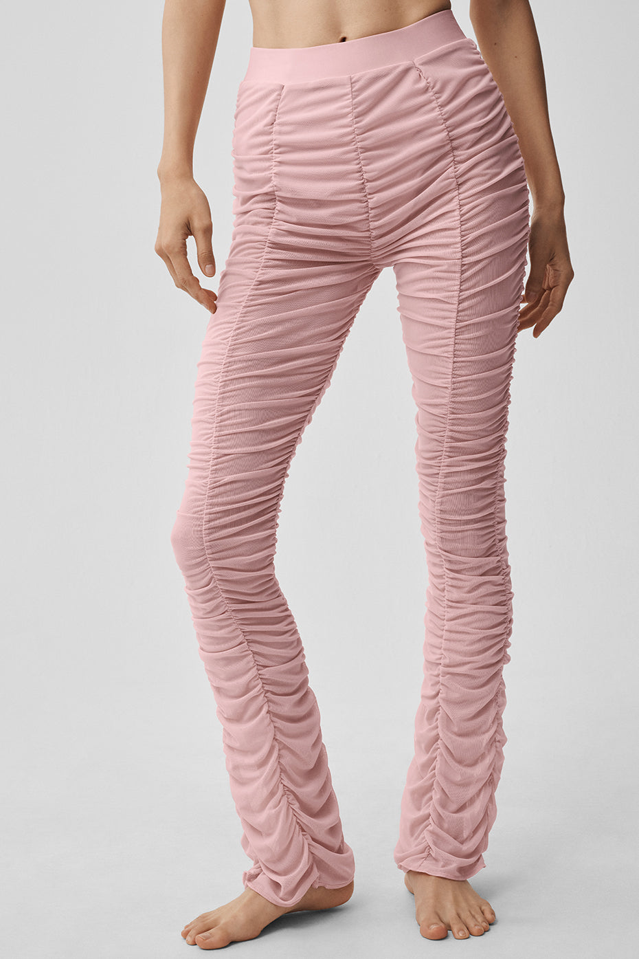 Airlift Mesh High-Waist Cherish Legging - Vintage Pink — photo 3