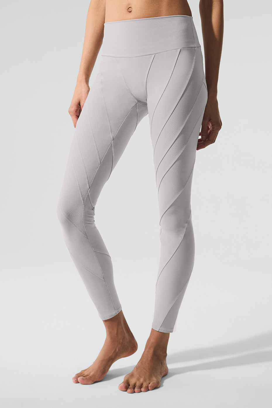 Washed Alosoft High-Waist Sunray Legging - Grey Sky Wash — photo 1