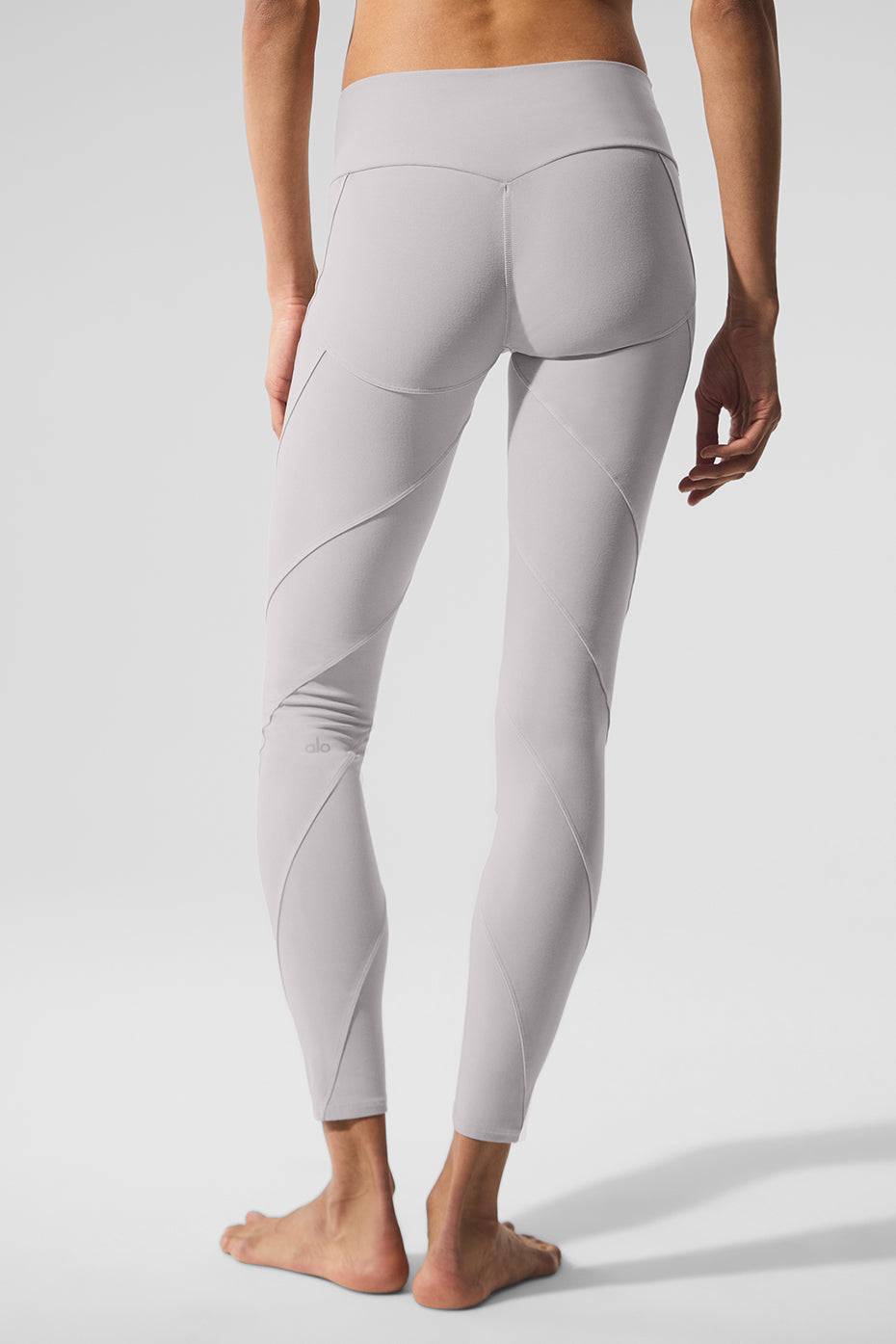 Washed Alosoft High-Waist Sunray Legging - Grey Sky Wash — photo 3