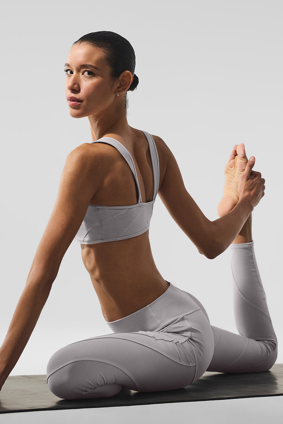 Washed Alosoft High-Waist Sunray Legging - Grey Sky Wash — photo 4