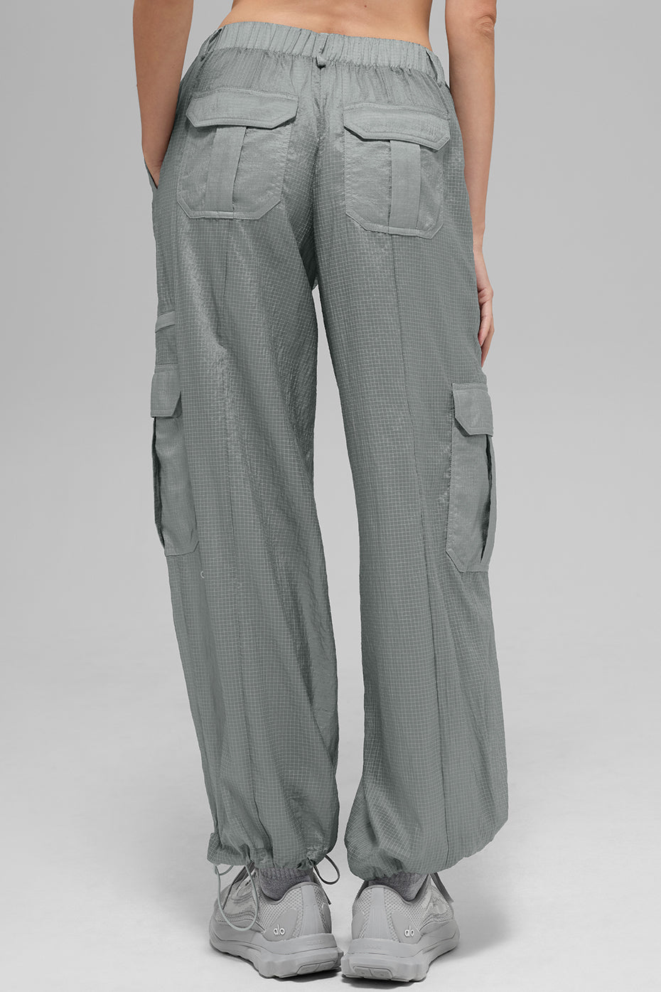 Sheer Game Time Wide Leg Jogger - Lunar Grey — photo 3