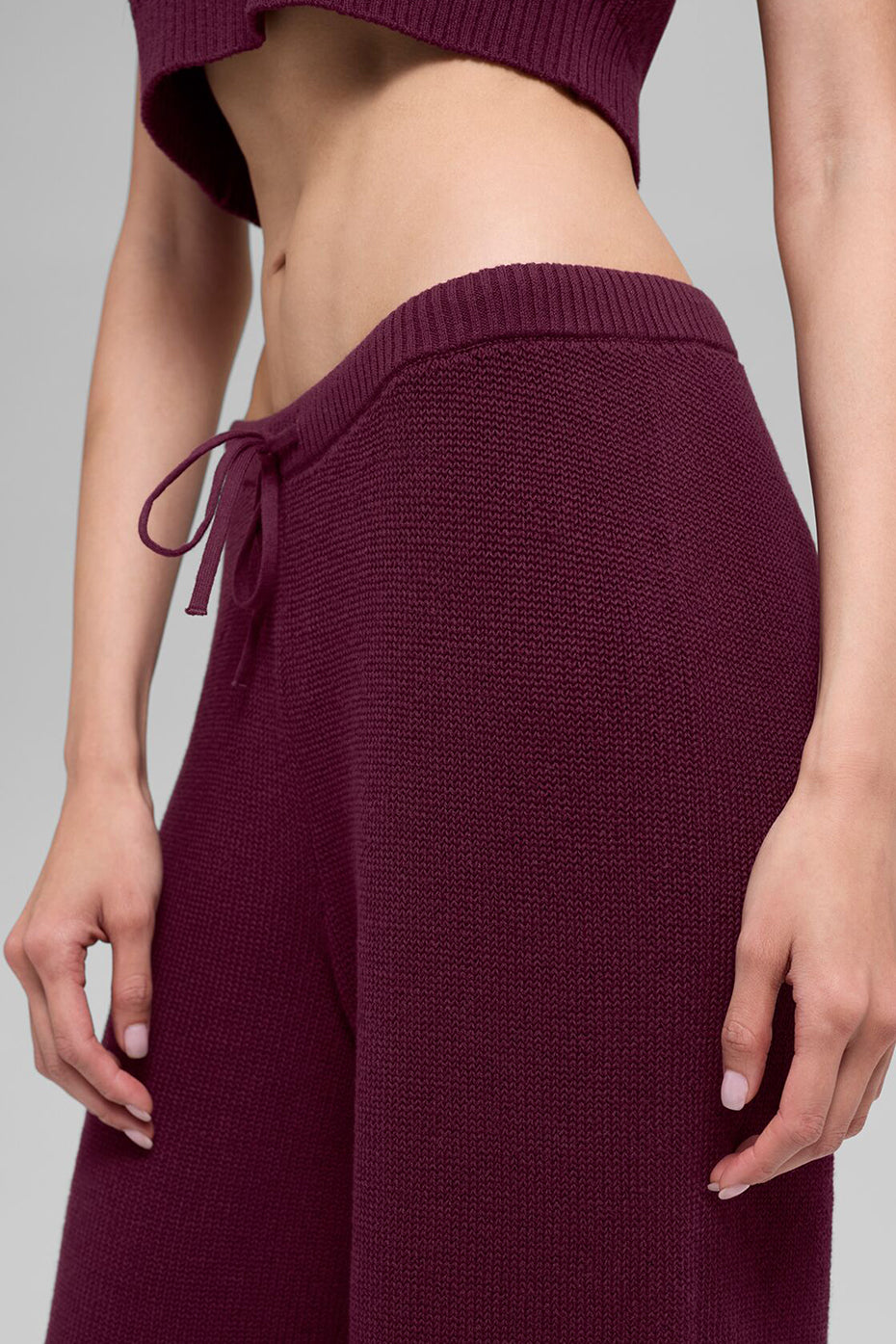 Supernatural Sweater Pant - Burgundy — photo 2