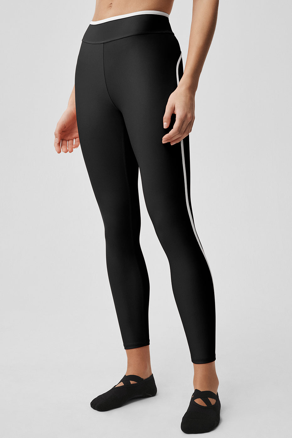 Airlift High Waist Charger 7/8 Legging - Black/White — photo 1