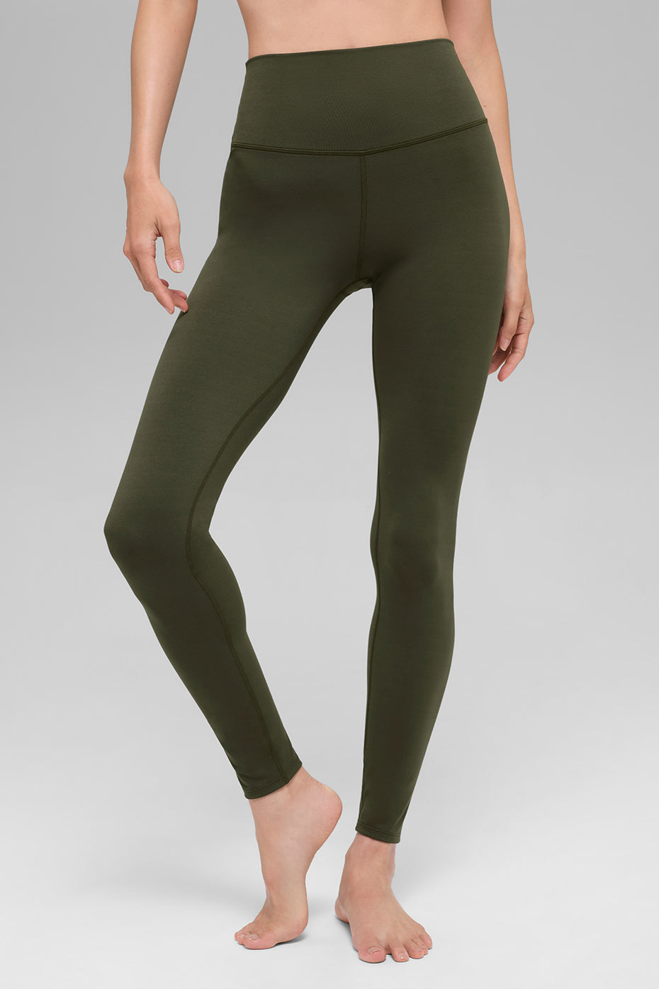 ALO Softsculpt High-Waist Legging - Green Olive — photo 1