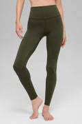 ALO Softsculpt High-Waist Legging - Green Olive — photo 1