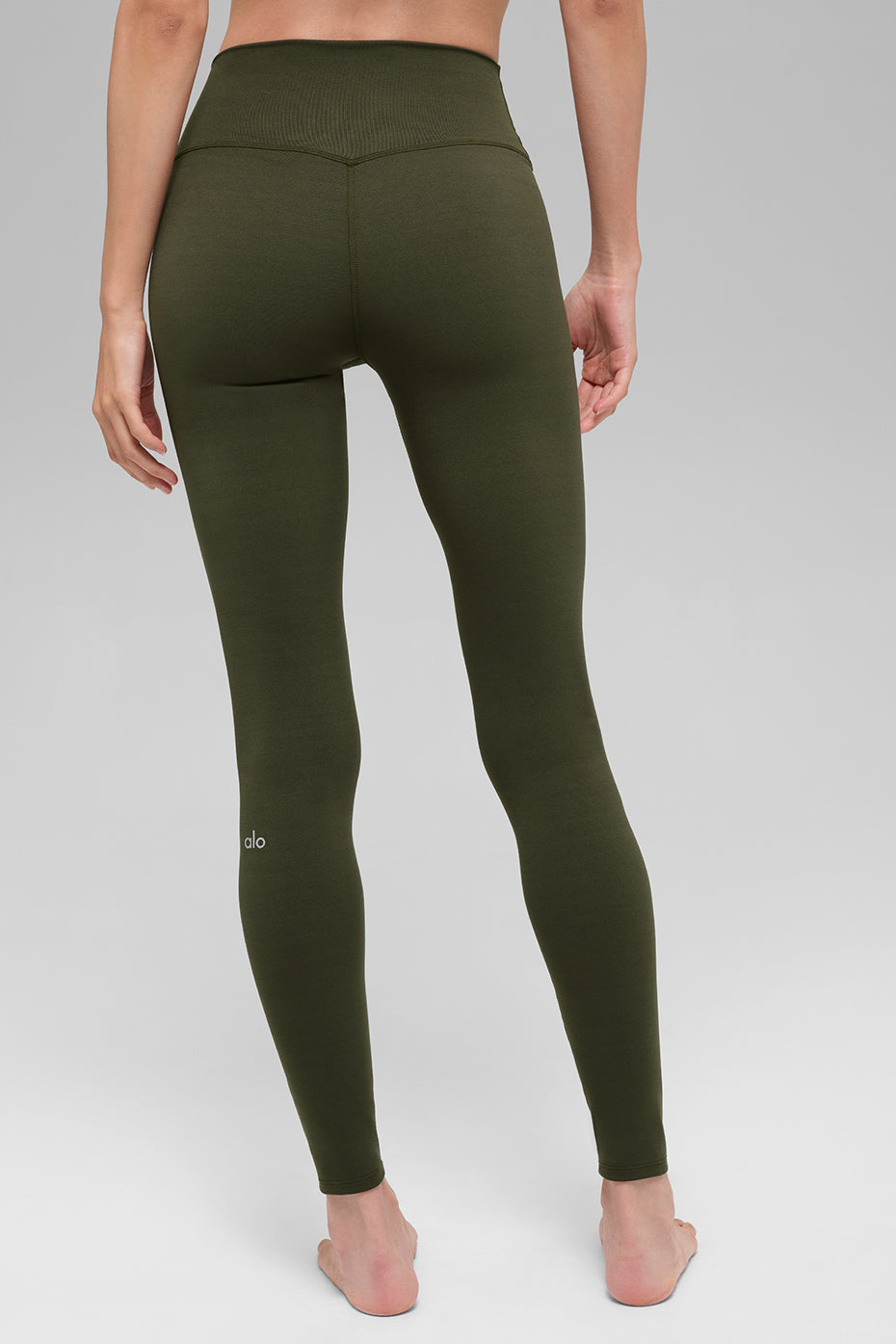 ALO Softsculpt High-Waist Legging - Green Olive — photo 2