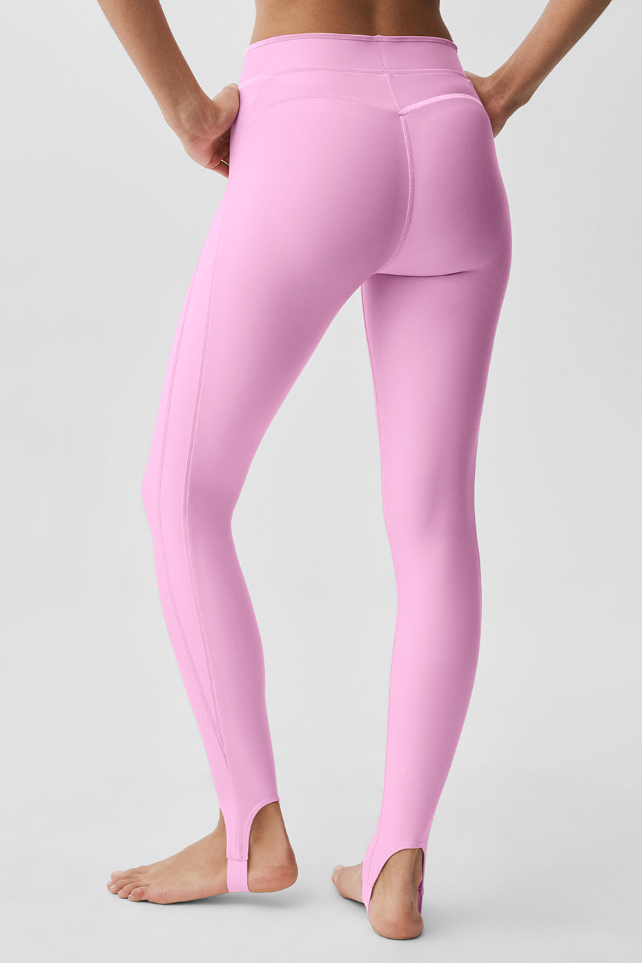 Airlift High-Waist Love Language Stirrup Legging - Candy Heart Pink — photo 2