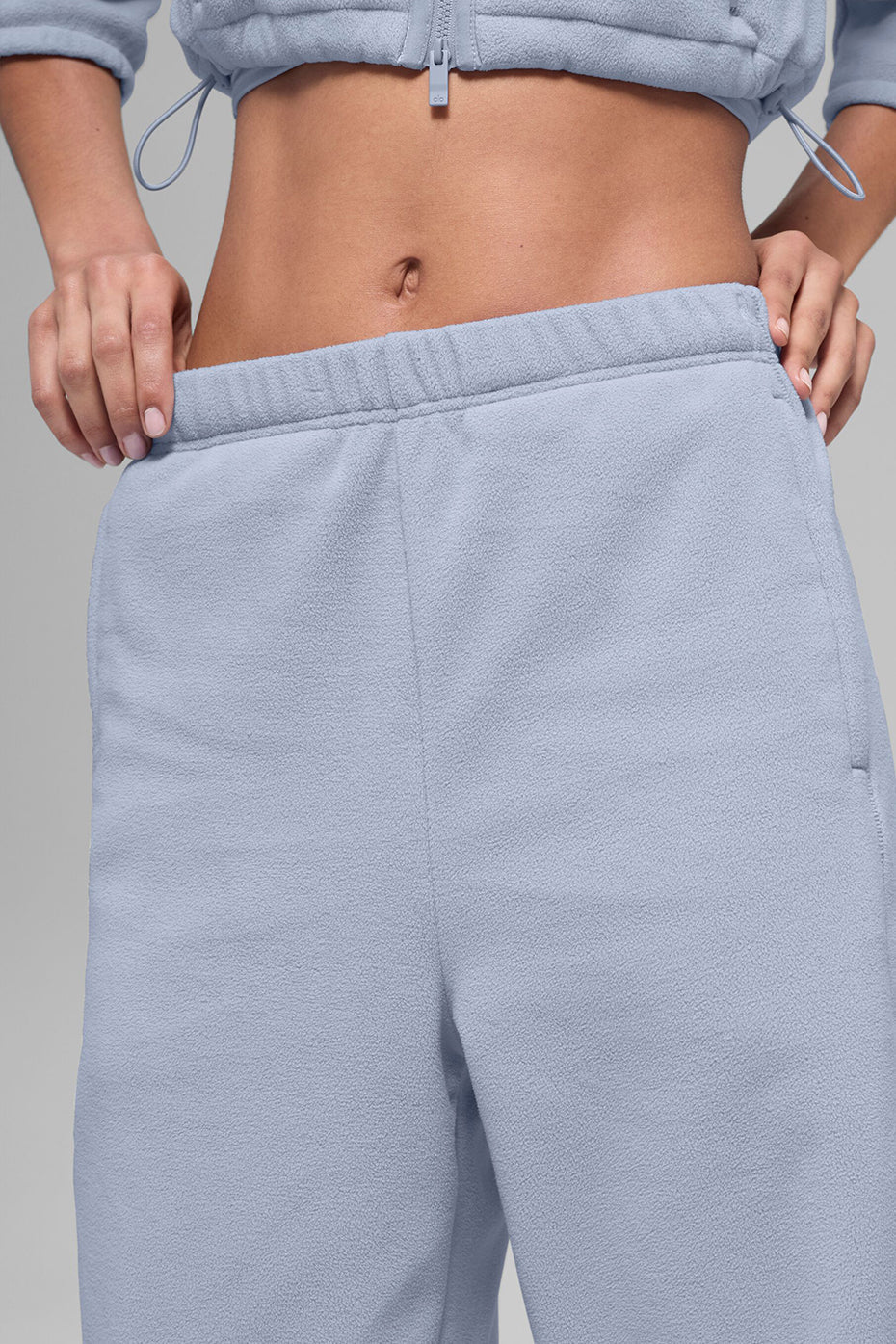 Polar Fleece High-Waist Retreat Jogger - Winter Frost — photo 3