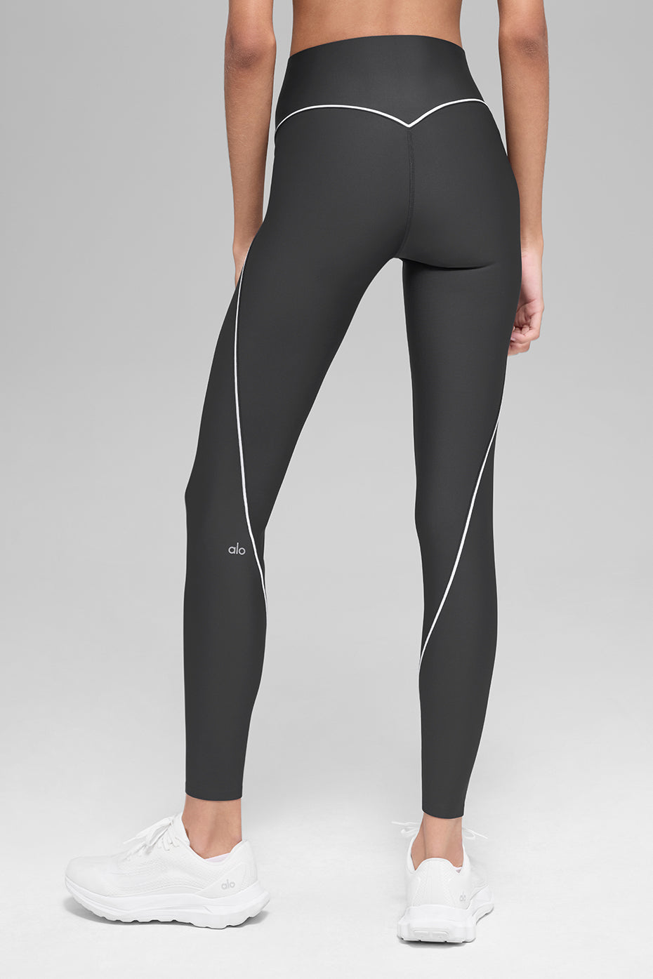 Airlift High-Waist Haven Legging - Anthracite/White — photo 4
