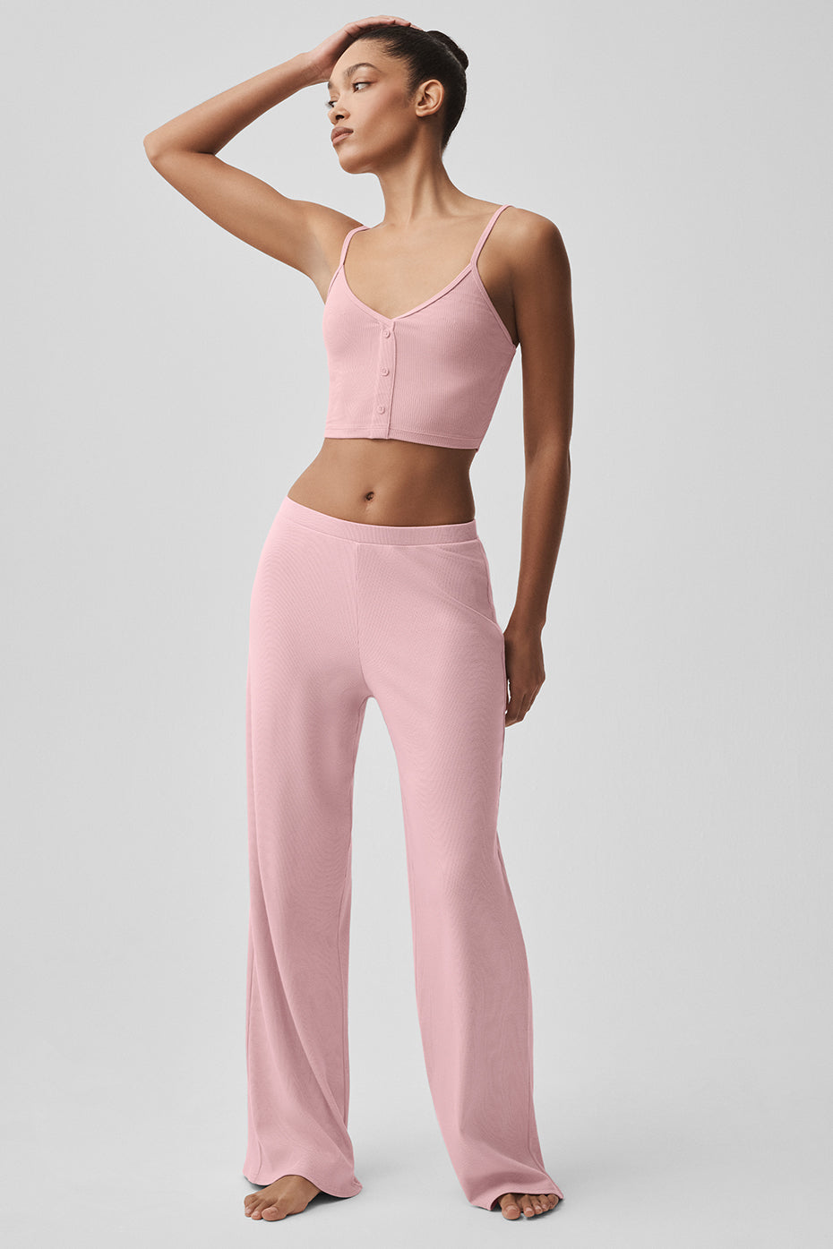 Mid-Rise Dreamlight Straight Pant - Vintage Pink — photo 6