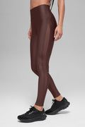 Airlift High-Waist Mesh Infatuation Legging - Brownstone — photo 1