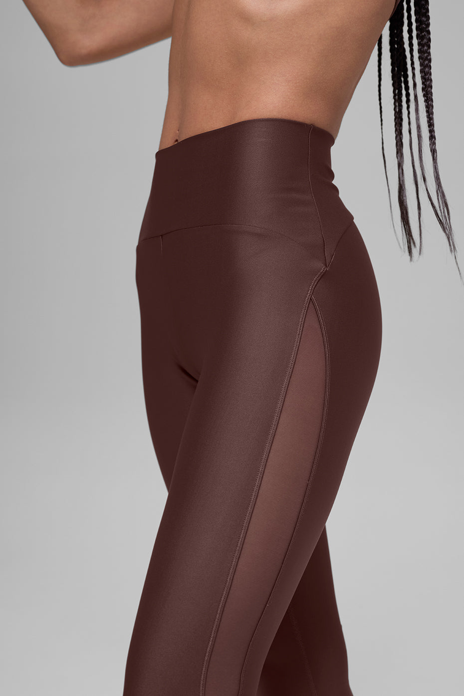 Airlift High-Waist Mesh Infatuation Legging - Brownstone — photo 3