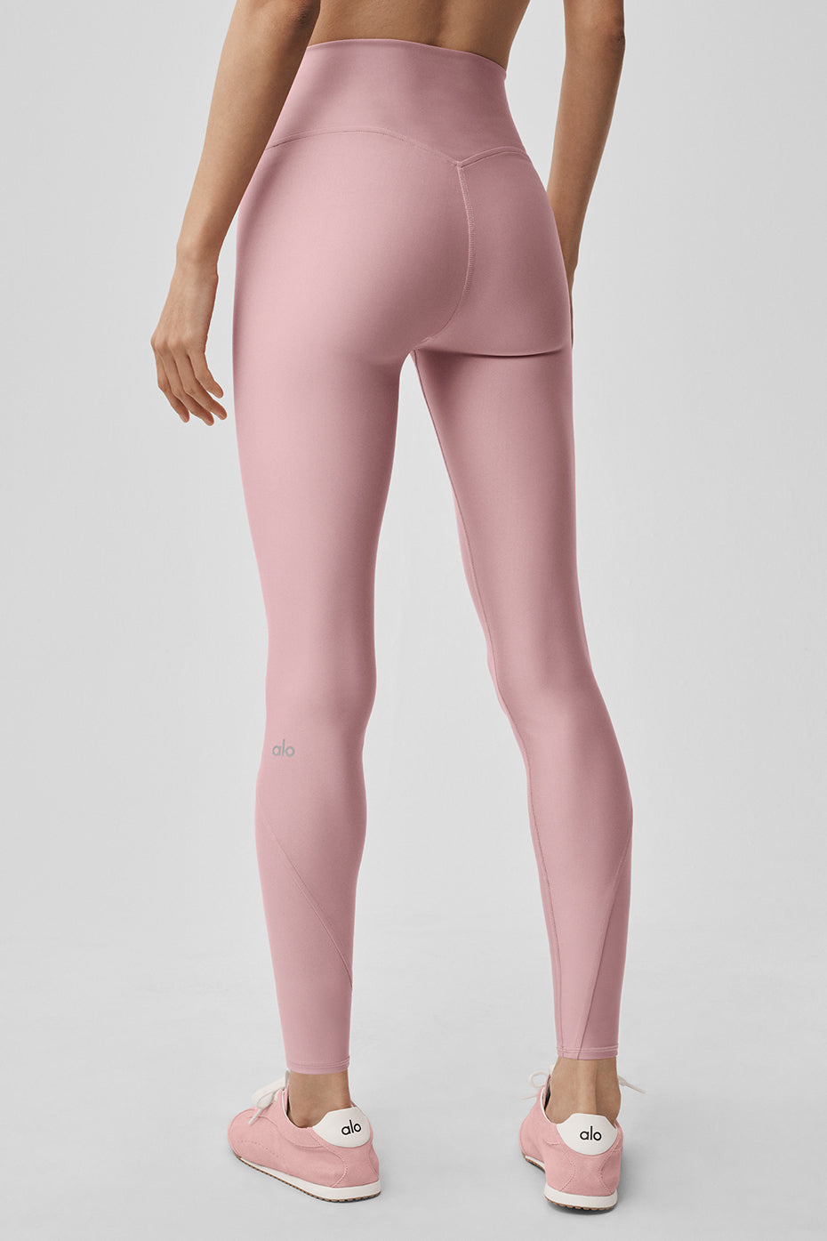 Airlift High-Waist 7/8 Fine Line Legging - Vintage Pink — photo 4