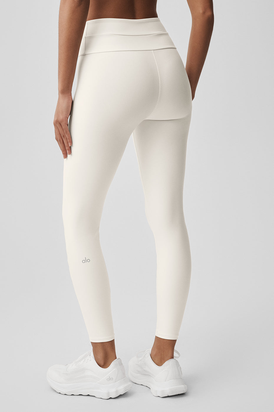 Airlift High-Waist 7/8 Horizon Legging - Ivory — photo 3
