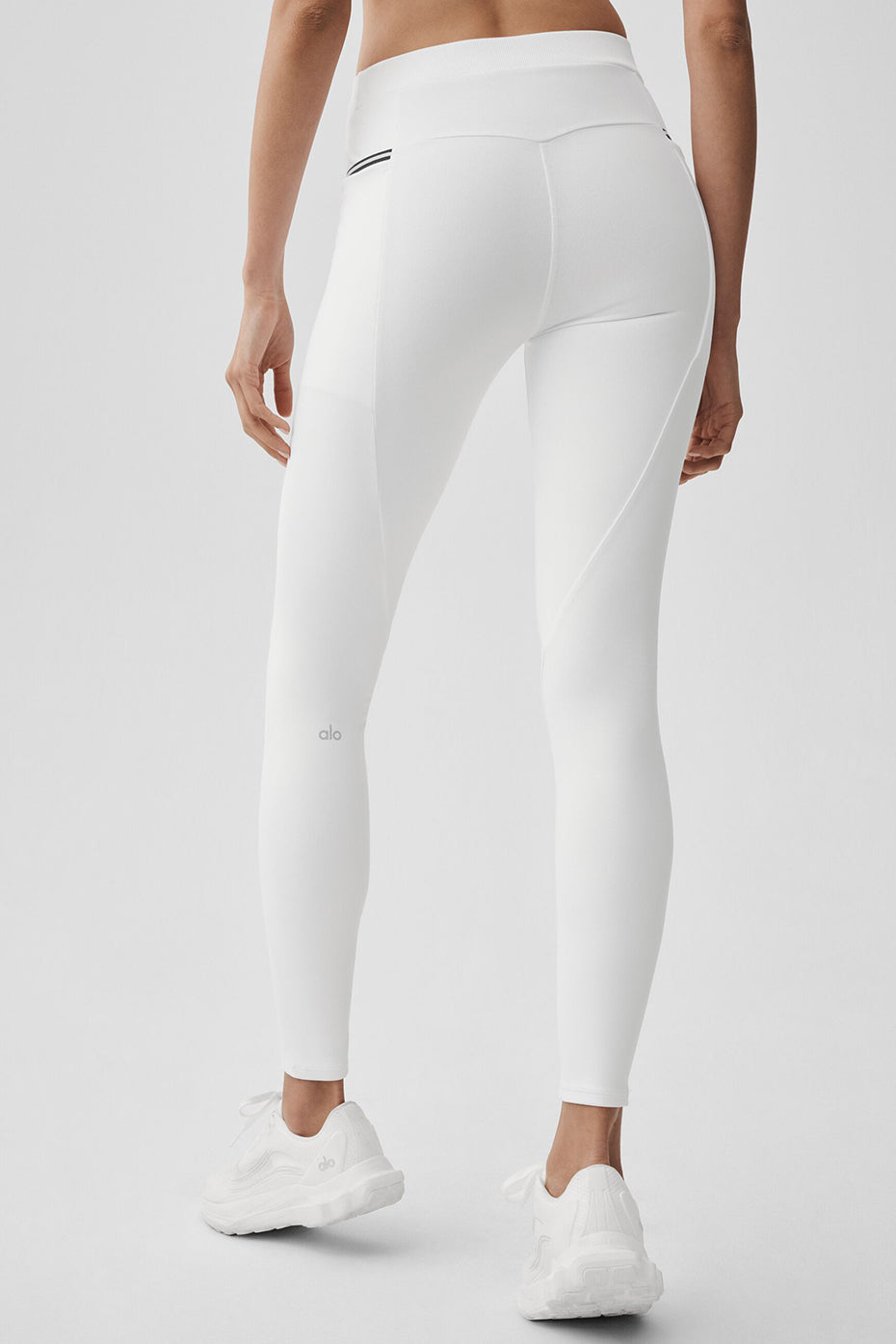 Airbrush High-Waist Fast Track Legging - White/Black — photo 3