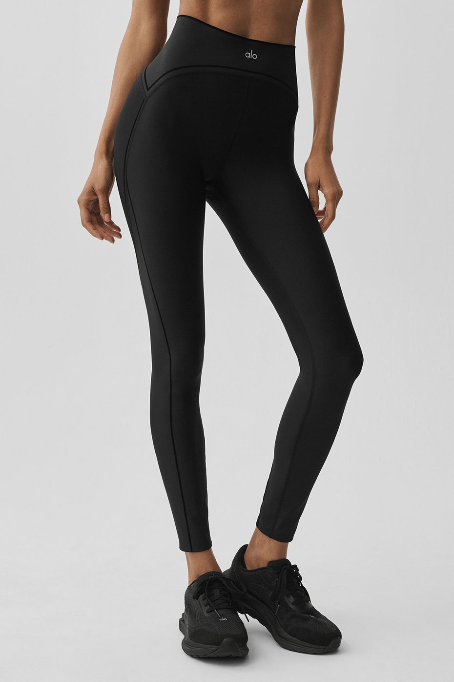 Airlift High-Waist Top-Notch Legging - Black — photo 1