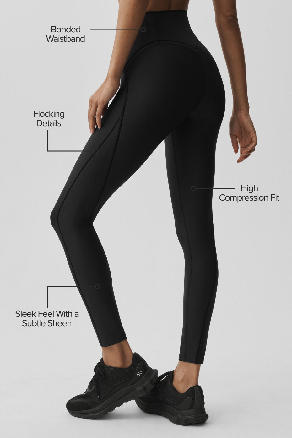Airlift High-Waist Top-Notch Legging - Black — photo 2