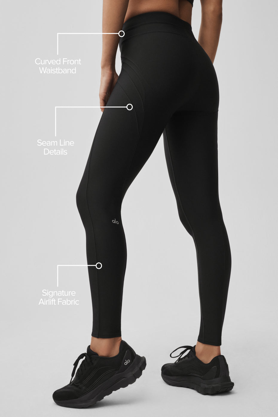 Airlift High-Waist Evolve Legging - Black — photo 2