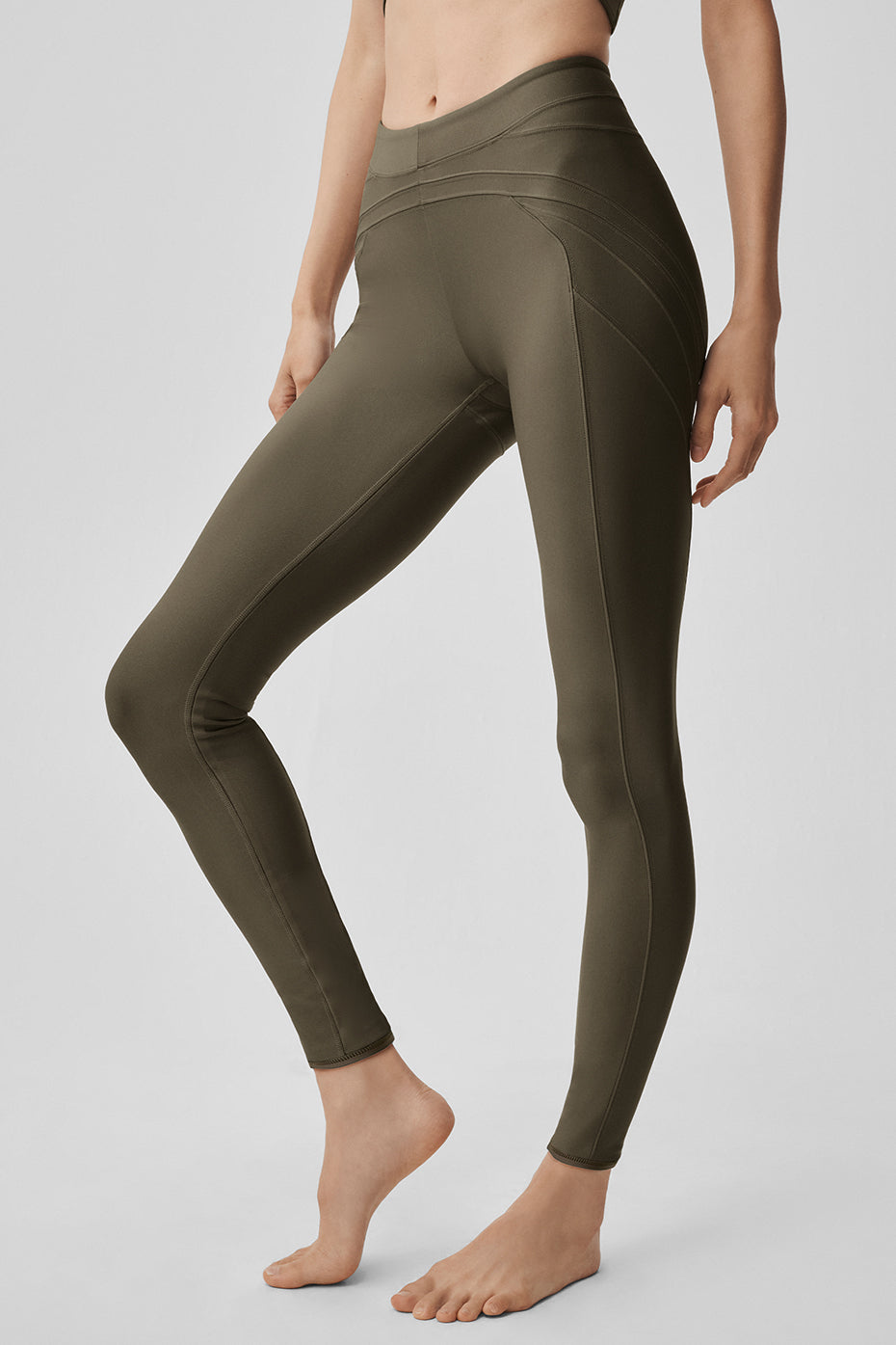 Airlift High-Waist Evolve Legging - Olive Tree — photo 2