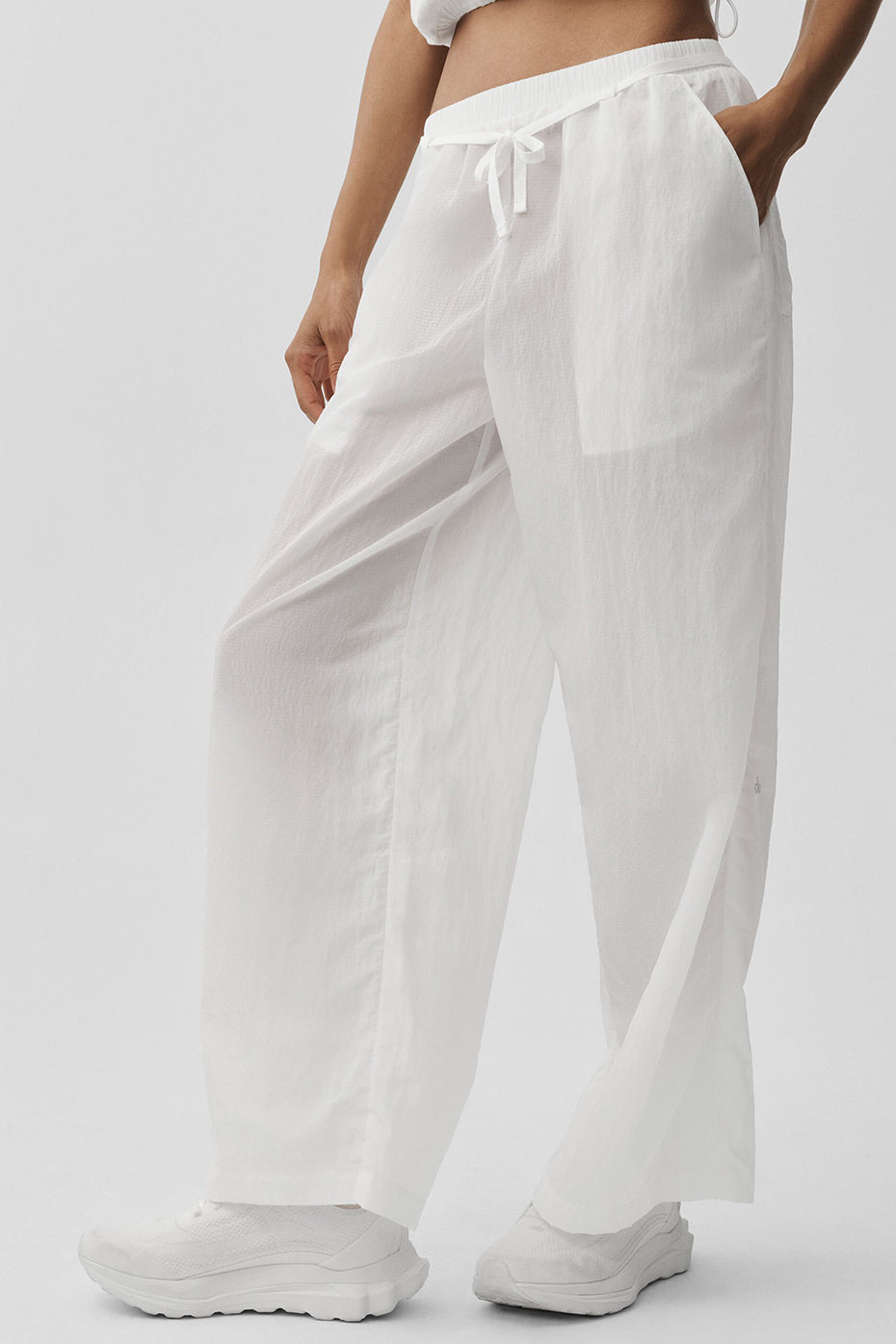 Ripstop Electric Straight Leg Pant - White — photo 3
