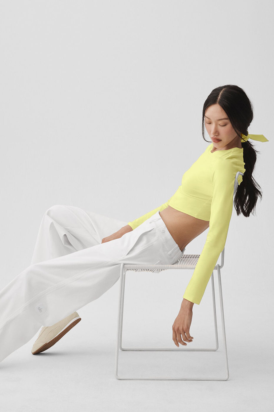 High Road Straight Leg Pant - White — photo 6