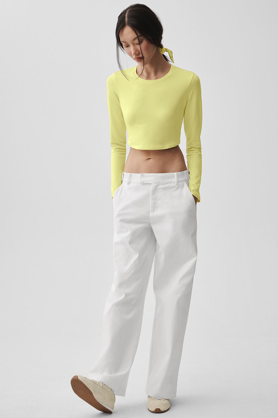 High Road Straight Leg Pant - White — photo 5