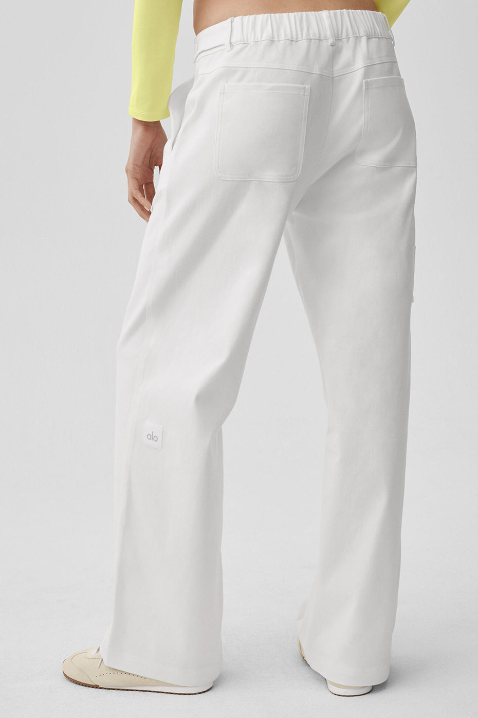 High Road Straight Leg Pant - White — photo 4