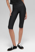 16'' High-Waist Airlift Capri - Black — photo 1