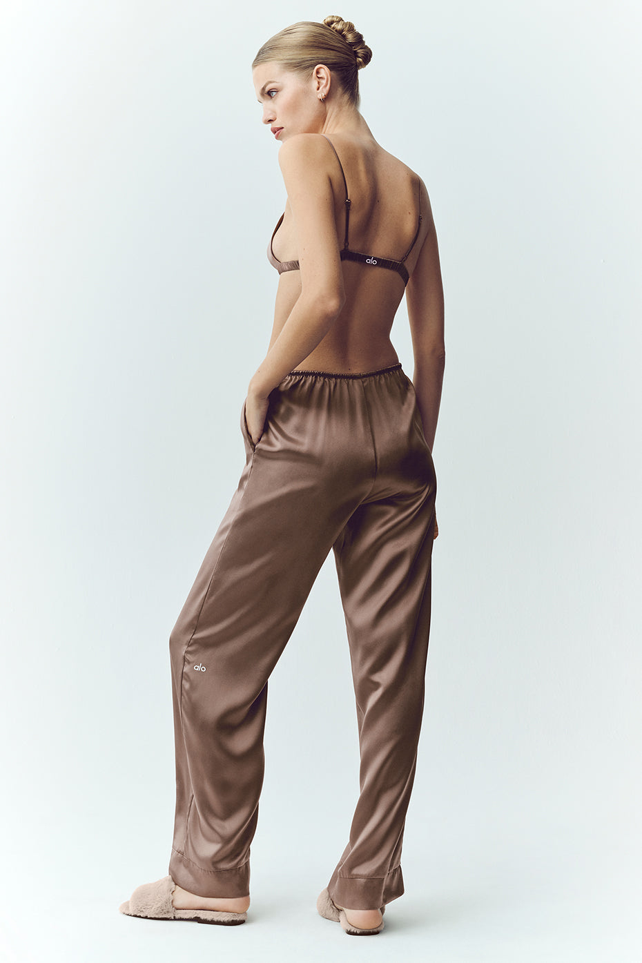 Silk Luminous Pant (Regular) - Alpine Cocoa — photo 4