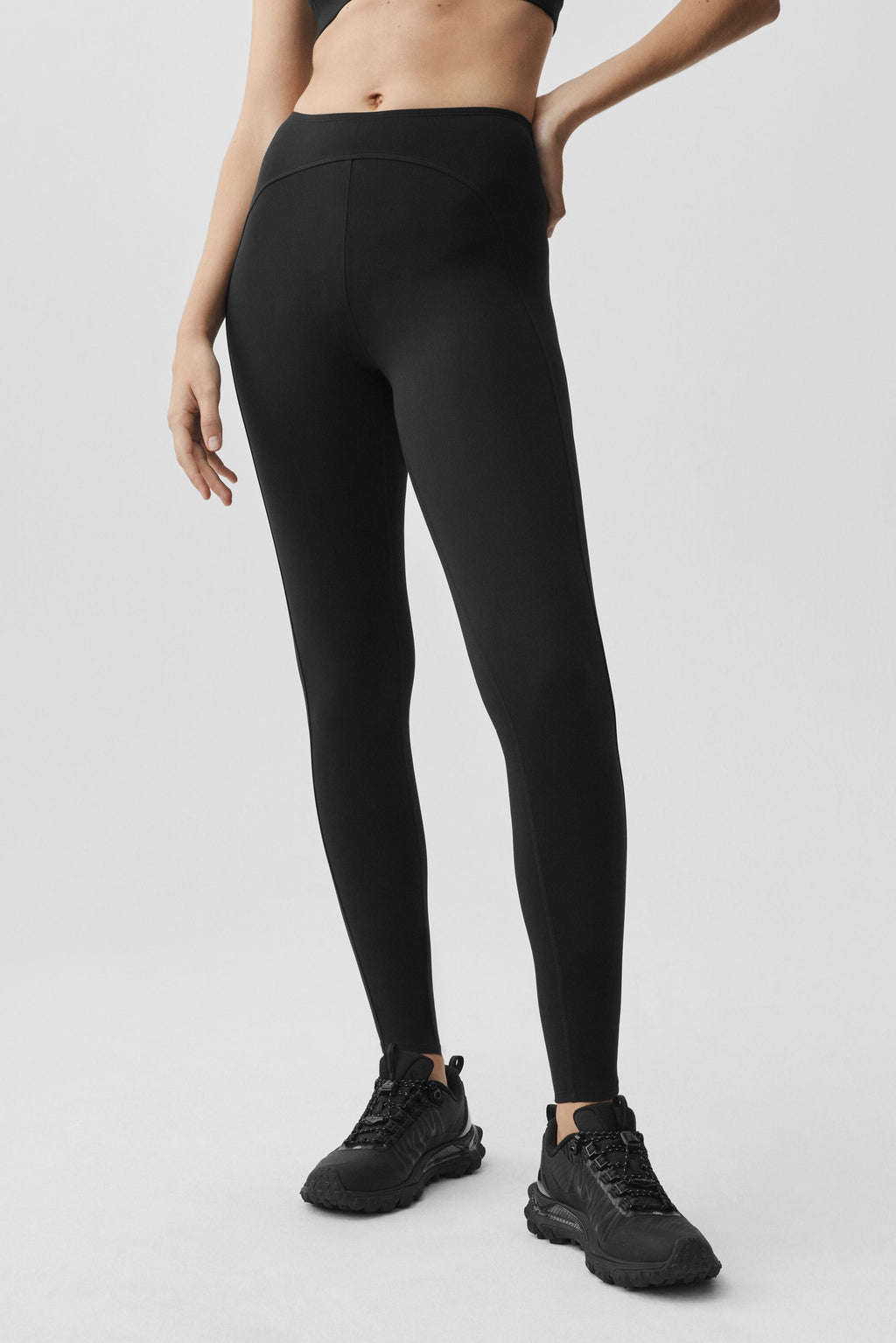 ALO Softsculpt High-Waist 7/8 Superset Legging - Black — photo 3